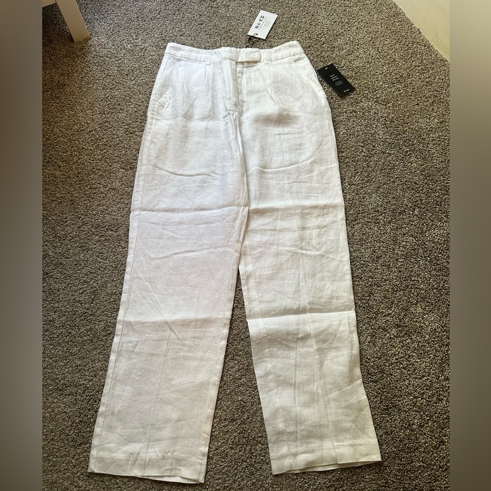 NWT NA-KD Linen Cropped Pants
